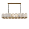 Ole Rectangle Chandelier Alabaster - jchandelier