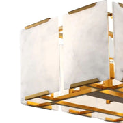 Ole Rectangle Chandelier Alabaster - jchandelier