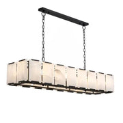 Ole Rectangle Chandelier Alabaster - jchandelier