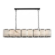 Ole Rectangle Chandelier Alabaster - jchandelier