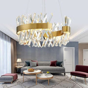 JC Monix Open Round Crystal Chandelier