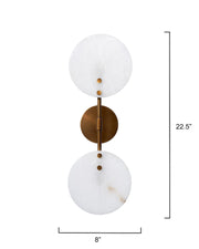 JC Oracle Alabaster Sconce