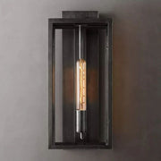 JC Beckman Outdoor Square Lantern Wall Sconce 18"