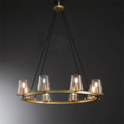 JC Kusea Series Glass Round/ Linear Chandelier