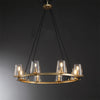 JC Kusea Series Glass Round/ Linear Chandelier