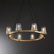 JC Kusea Series Glass Round/ Linear Chandelier