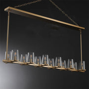 JC Kusea Series Glass Round/ Linear Chandelier