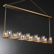 JC Kusea Series Glass Round/ Linear Chandelier