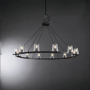 JC Kusea Series Glass Round/ Linear Chandelier