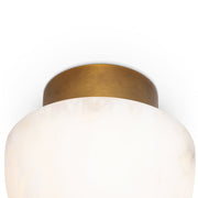 JC Alabaster Parker  Flush Mount Ceiling Light