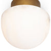 JC Alabaster Parker  Flush Mount Ceiling Light