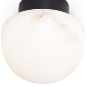 JC Alabaster Parker  Flush Mount Ceiling Light