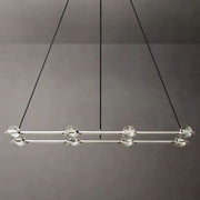 JC Newton Rectangular Chandelier 54"