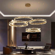 JC Primary Crystal Rings Chandelier