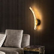 JC Primary Modern Simple Rock Crystal Sconce