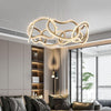 JC Primary Multi Ring Rock Crystal Chandelier