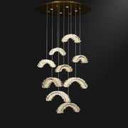 JC Gina Staircase Crystal Chandelier