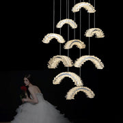 JC Gina Staircase Crystal Chandelier