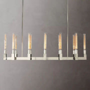 JC Prismatic Glass Linear Chandelier 55"