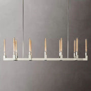 JC Prismatic Glass Linear Chandelier 67"