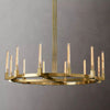 JC Prismatic Glass Round Chandelier 60"