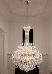 JC Extra Large European-style Multi-layers Candle Luxury Crystal Chandelier