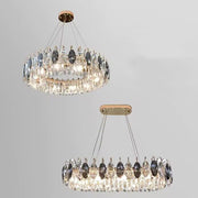 JC Luxurious K9 Crystal Chandelier Modern Ceiling Light Fixtures Set