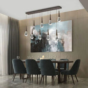 Raindrop Glass Linear Chandelier - jchandelier