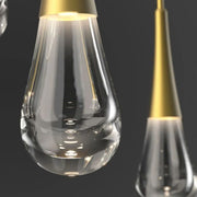 Raindrop Glass Linear Chandelier - jchandelier