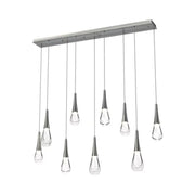 Raindrop Glass Linear Chandelier - jchandelier