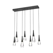 Raindrop Glass Linear Chandelier - jchandelier