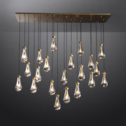 JC Raindrops Rectangle Chandelier