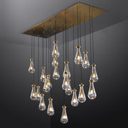 JC Raindrops Rectangle Chandelier