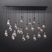 JC Raindrops Rectangle Chandelier