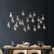 JC Raindrops Rectangle Chandelier