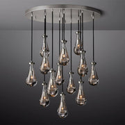 JC Raindrops Round Chandelier