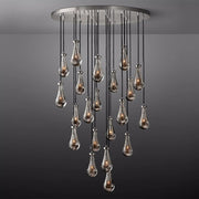 JC Raindrops Round Chandelier