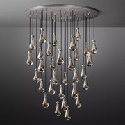 JC Raindrops Round Chandelier