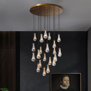 JC Raindrops Round Chandelier