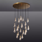 JC Raindrops Round Chandelier