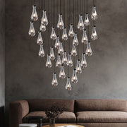 JC Raindrops Round Chandelier