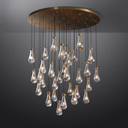 JC Raindrops Round Chandelier