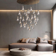 JC Raindrops Round Chandelier