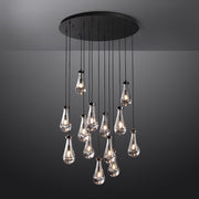 JC Raindrops Round Chandelier