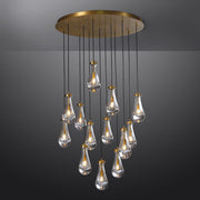 JC Raindrops Round Chandelier