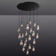 JC Raindrops Round Chandelier