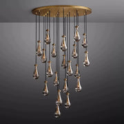 JC Raindrops Round Chandelier 47"