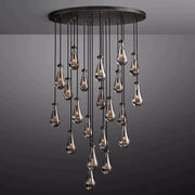 JC Raindrops Round Chandelier 47"