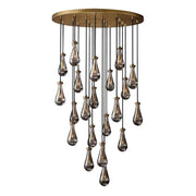 JC Raindrops Round Chandelier 47"