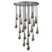 JC Raindrops Round Chandelier 47"